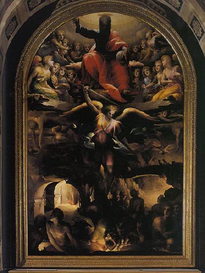 Domenico Beccafumi Fall of the Rebel Angels oil painting image